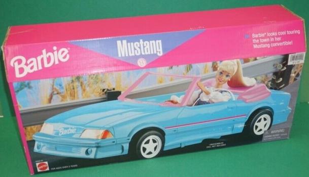 Mattel - Barbie - Mustang - Blue - Vehicle